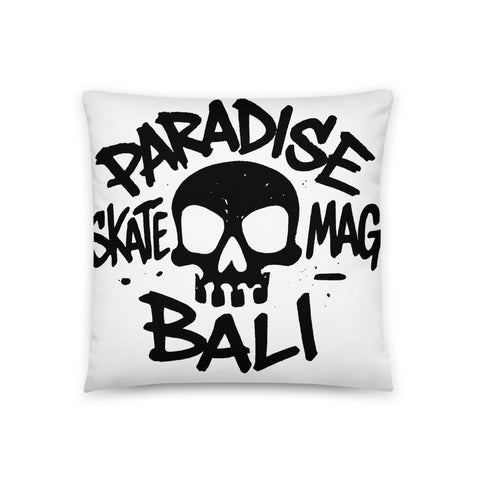 Paradise Skate Mag Logo Throw Pillow