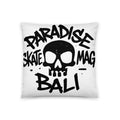 Paradise Skate Mag Logo Throw Pillow